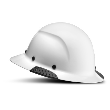 Dax Hard Hats Hard Hat Fiber Resin Full Brim (Gloss White) HDF-15WG